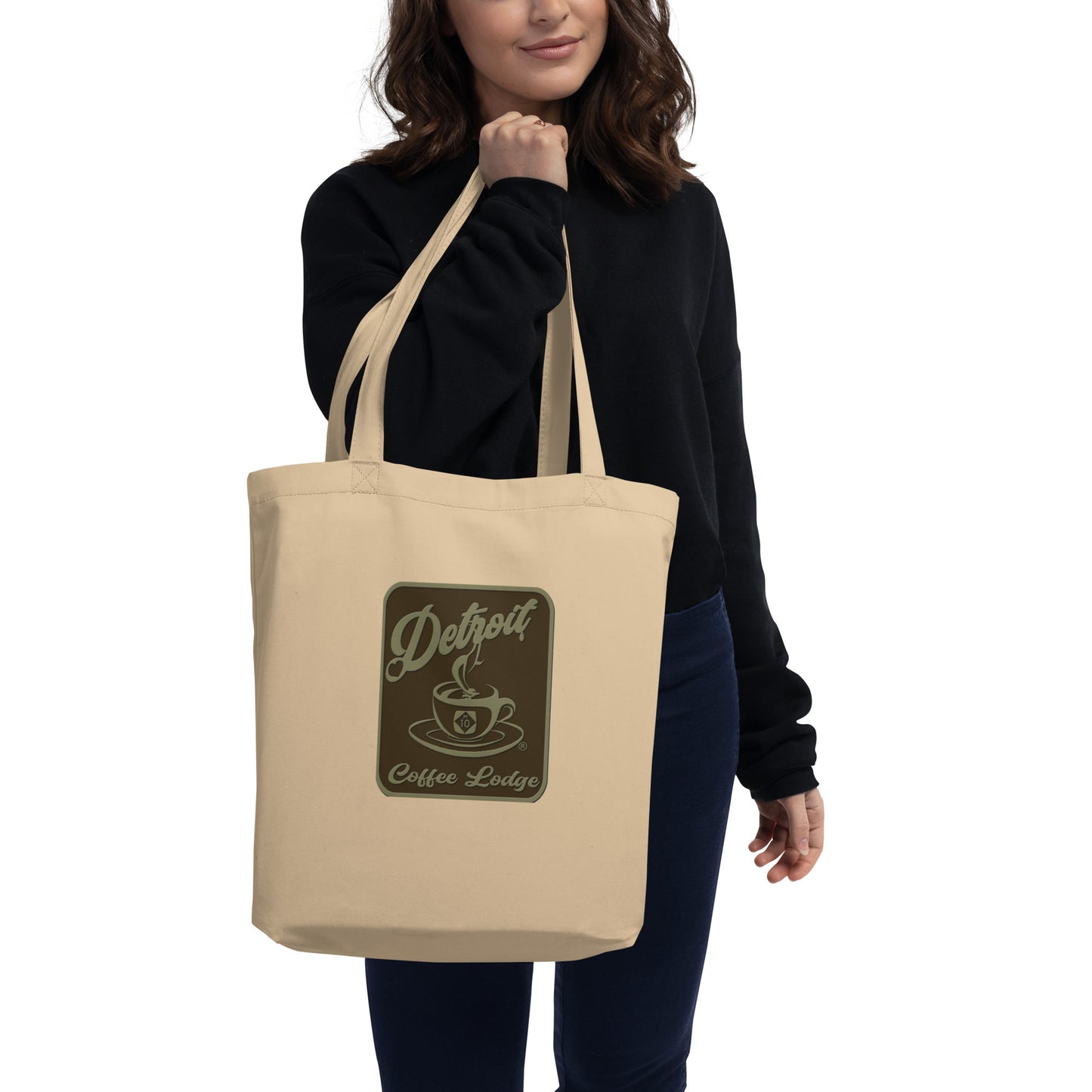 CDL Brown logo Eco Tote Bag